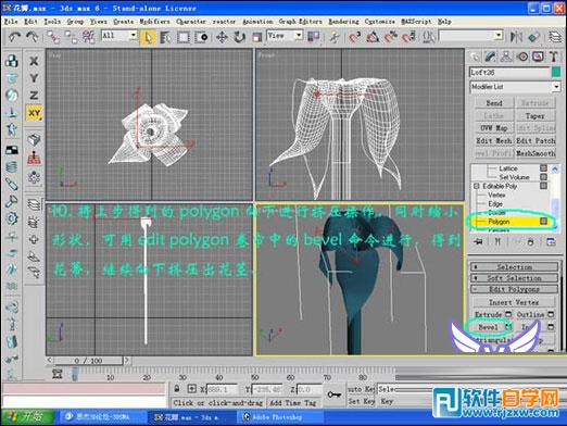 3dmax玫瑰花模型 制作讲解