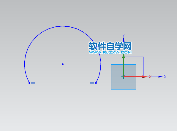 ug草图中三点定圆弧的用法