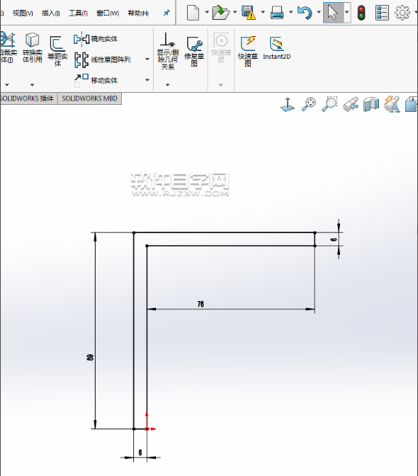 solidworks金属锁紧扣的绘制方法