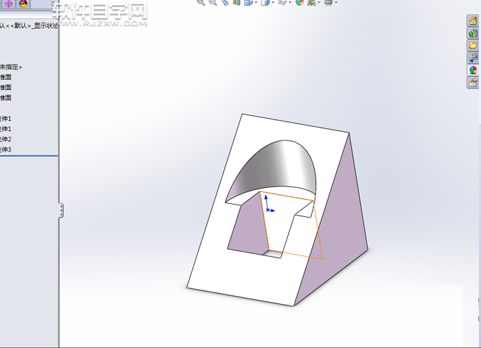 solidworks拉伸切除的介绍