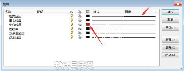 sw工程图图层设置的步骤