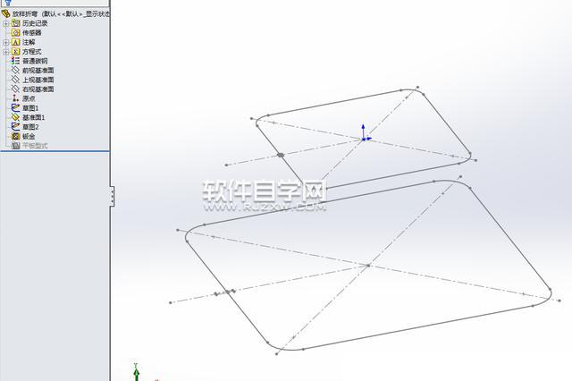 solidworks放样折弯展开的方法