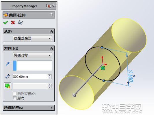 SolidWorks四通法兰怎么画