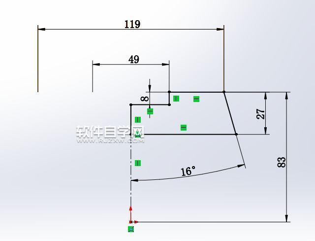 SolidWorks画一个零件的介绍