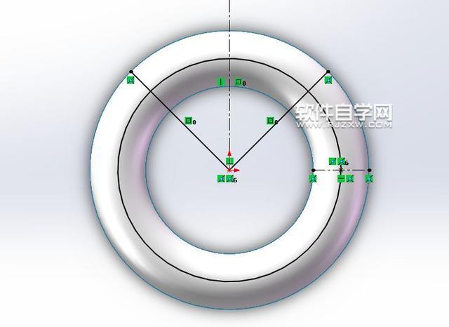 SolidWorks画一个八字的单壳