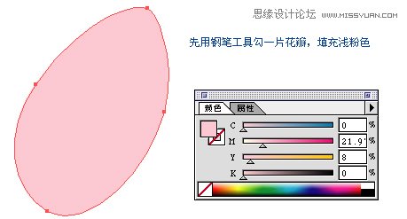 ai绘制花朵