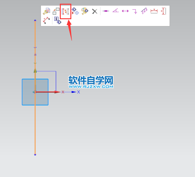 ug直线设置为辅助线