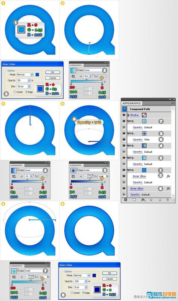 Illustrator CS6制作QuickTime图标