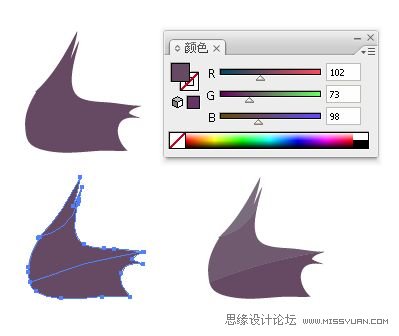 IllustratorCS6用色阶画法精细设计鸟类插画