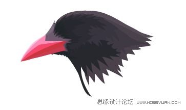 IllustratorCS6用色阶画法精细设计鸟类插画