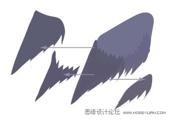 IllustratorCS6用色阶画法精细设计鸟类插画