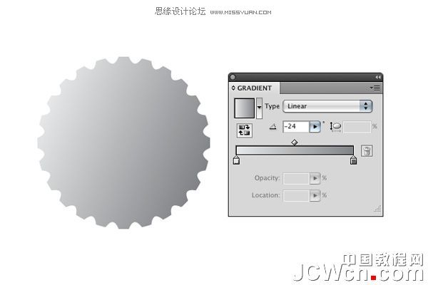 用Illustrator CS6教你怎么绘制可乐瓶盖