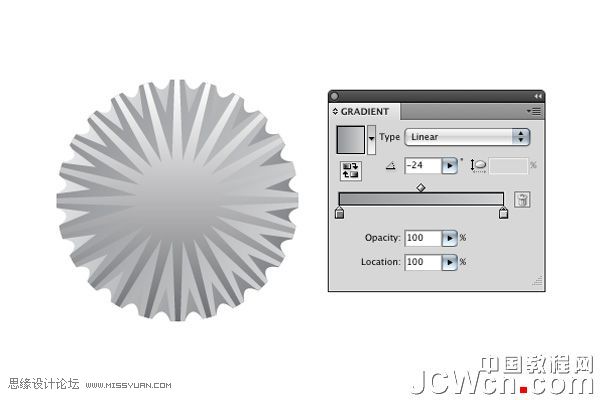 用Illustrator CS6教你怎么绘制可乐瓶盖