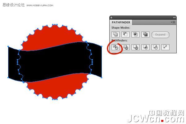 用Illustrator CS6教你怎么绘制可乐瓶盖