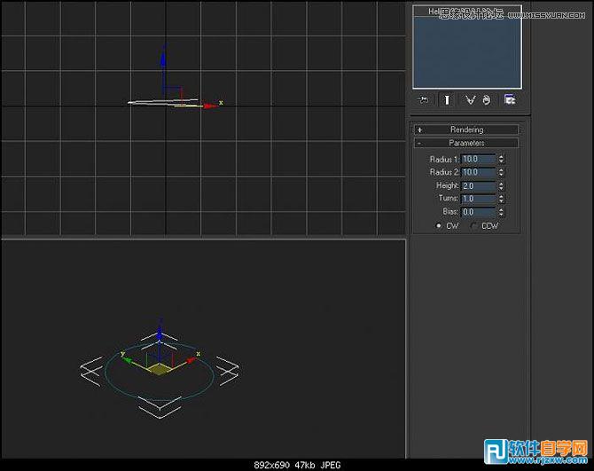 教你怎么用3DMAX做简单螺纹模型