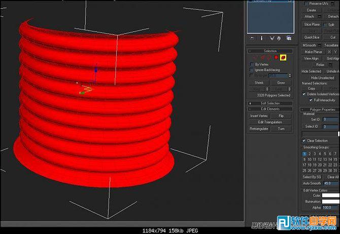 教你怎么用3DMAX做简单螺纹模型