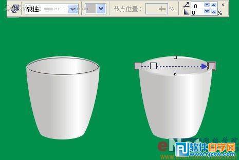 教你怎么用CoreldrawX7绘制卡通杯子