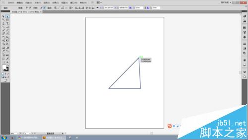 怎么教你用IllustratorCS5的连接和平均命令画等腰三角形