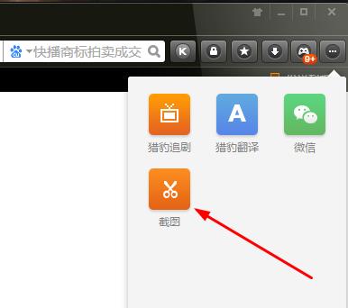 猎豹浏览器 如豹般迅捷的截图教程