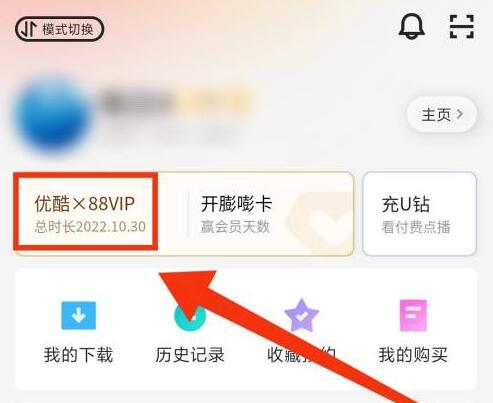 优酷怎么看vip还剩几天