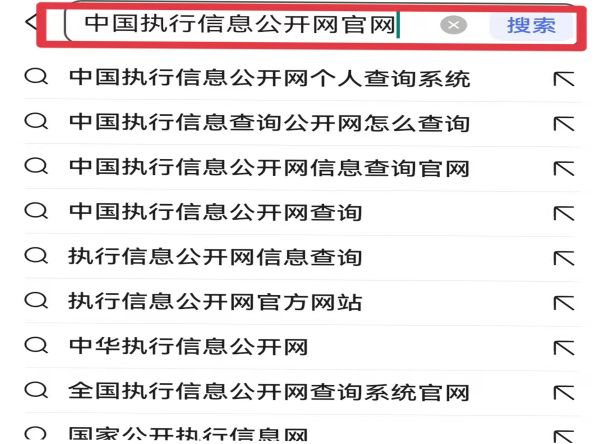 中国执行信息网怎么查