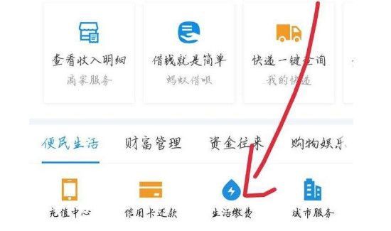 手机网上怎么交电费